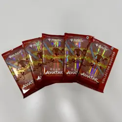 MTG Avatar: The Last Airbender Collector Packs (5 Packs) | OPENED, NM/Pack Fresh - Image 1