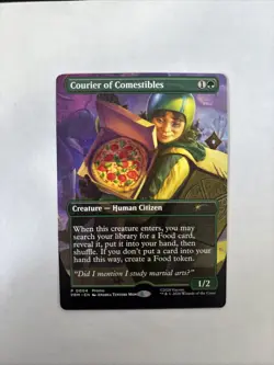 MTG Courier of Comestibles - commander party PROMO - MISPRINT - Image 1