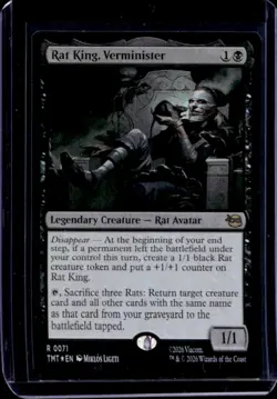 2026 Magic MTG MTG TMNT Rat King, Verminister Rare Foil #0071 - Image 1