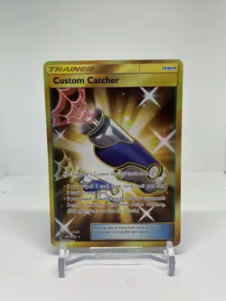 Custom Catcher - 231/214 - Pokemon Lost Thunder Sun & Moon Secret Rare Card MP - Image 1
