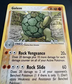 Golem 5/97 Holo Pokemon EX Dragon Vintage 2003 NM Pokemon TCG - Image 2