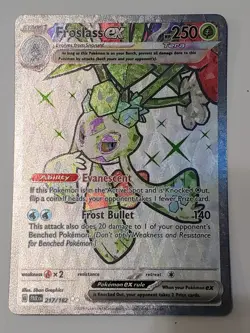 Froslass EX 217/182 Ultra Rare Full Art Paradox Rift Pokemon TCG card NM/MINT - Image 1