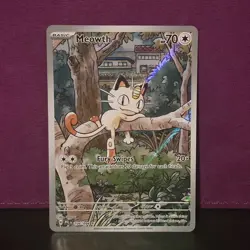 Pokemon Meowth 106/094 – Phantasmal Flames – English IR (Illustration Rare) NM - Image 1