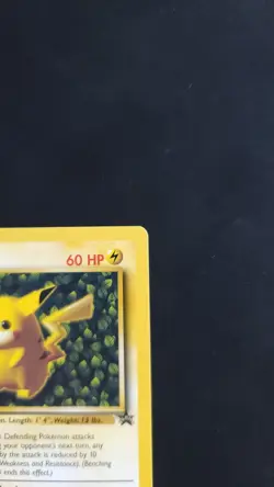 Pokemon TCG Pikachu Wizards Black Star Promo Card LP - Image 3