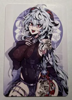 SEXY HEROINE WAIFU Ganyu GENSHIN IMPACT ACG PREMIUM HOLOFOIL CARD NM - Image 2
