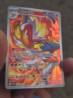 Infernape 173/167 Twilight Masquerade Illustration Rare LP Pokemon TCG - Image 2