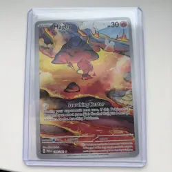 Magby 186/182 Illustration Rare Paradox Rift Pokemon NM - Image 1