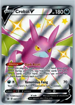 Crobat V SWSH098 Promo Holo SWSH: Sword & Shield Pokemon Card - Image 1