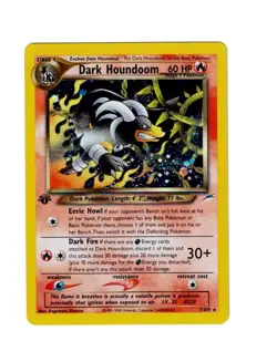 Dark Houndoom 7/105 1st Edition Holo Rare Neo Destiny Pokemon - Image 1