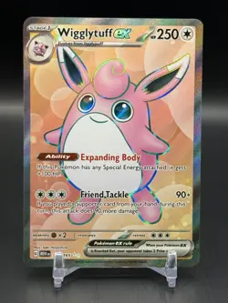 Pokemon Scarlet & Violet 151 187/165 Wigglytuff ex Ultra Rare - Image 1