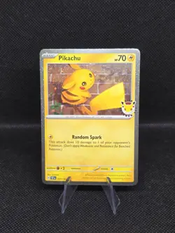 2026 Pikachu 051 Stamped Pokemon Day 30th Anniversary Promo - Image 1