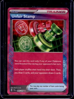 2024 Pokemon Twilight Masquerade Unfair Stamp #165/167 - Image 1