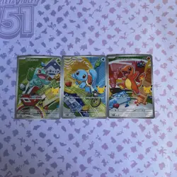 Pokemon First Partner Illustration Collection Series 1 Starters - Image 1
