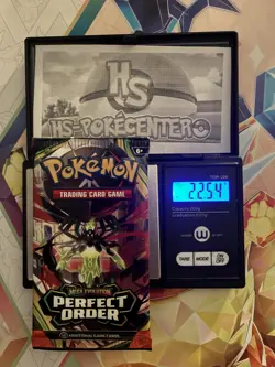VERY HEAVY! 🔥22.54g Pokemon TCG Perfect Order Booster Pack Factory Sealed ✅ - Image 1
