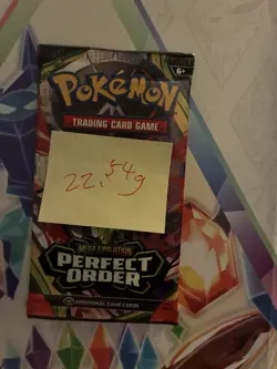 VERY HEAVY! 🔥22.54g Pokemon TCG Perfect Order Booster Pack Factory Sealed ✅ - Image 2