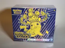 Pokemon Surging Sparks ETB | New/Broken Seal - Unopened | BuyAny2ShipFree - Image 1