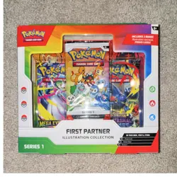 Pokemon TCG First Partner Illustration Collection Series 1 Promo Booster Box - Image 1