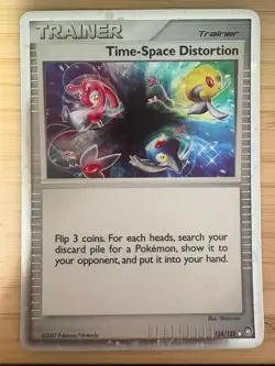 Pokemon: Time-Space Distortion Holo Rare Mysterious Treasures 124/123 LP+ - Image 1
