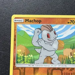 Pokemon Machop 62/145 Sun & Moon Guardians Rising 2017 Reverse Holo Card LP - Image 4