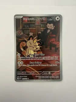 Team Rocket's Meowth 203/182 Pokemon - Image 1
