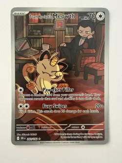 Team Rocket's Meowth 203/182 Pokemon - Image 3