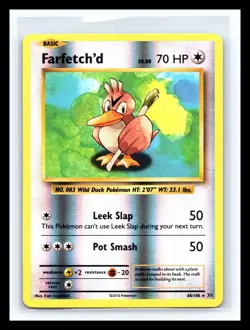 💥 Farfetch'd - 2016 Pokemon XY Evolutions Reverse Holo # 68/108 - Image 1