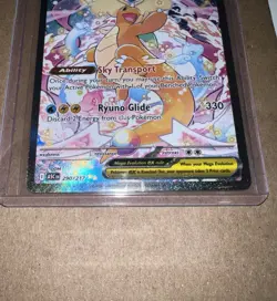 Pokemon Ascended Heroes Mega Dragonite EX SIR 290/217 NM+ CLEAN GOOD CENTERING - Image 3
