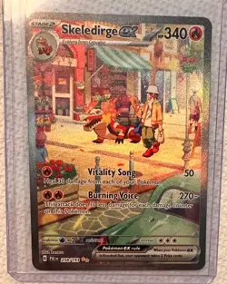 Pokemon Skeledirge ex 258/193 Paldea Evolved Special Illustration Rare NM - Image 1