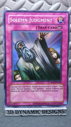 | Yugioh Solemn Judgment RP01-EN045 Super Rare Retro Pack Reprint NM/M 🔥 | - Image 1