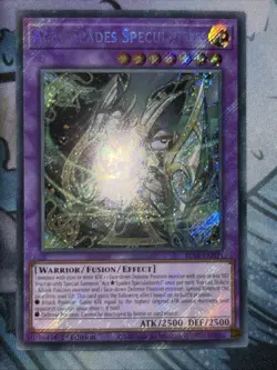 Yugioh! Ace Spades Speculation - BLTR-EN039 - Secret Rare - 1st Edition Near Min - Image 1
