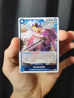 Cavendish Foil R Royal Blood OP10-045 Mint English TCG One Piece Card New Holo - Image 1