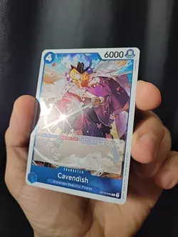 Cavendish Foil R Royal Blood OP10-045 Mint English TCG One Piece Card New Holo - Image 2