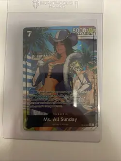 One Piece Ms. All Sunday (Alternate Art) OP14-084 The Azure Sea's Seven Foil - Image 1