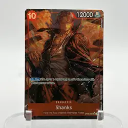 One Piece Shanks OP06-007 Alt Art SR Foil - Wings of the Captain NM ENGLISH - Image 1