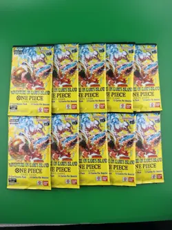 Lot Of 10 One Piece Booster Packs OP15 Sealed Adventure On Kami’s Island Bandai - Image 1