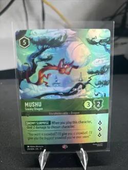 Disney Lorcana Winterspell #212/204 Mushu-Sneaky Dragon Foil Epic NM - Image 1