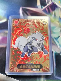 crystal card collection pokemon ARCANINE #0059 - Image 1
