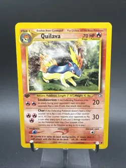 Quilava 47/111 1st Edition Neo Destiny 2000 Non-Holo Pokemon Card - Image 2