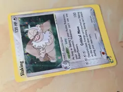 Slaking - 12/109 - Pokemon Ex Ruby & Sapphire Holo Card Card Game TCG SWIRL 🌀✨ - Image 3
