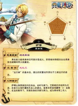 Sabo R OF-01-087 Wanted One Piece Anime Trading Card TCG - Image 2