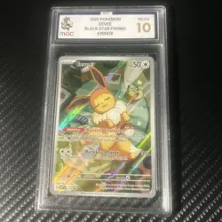 Pokemon TCG Eevee 173 Scarlet Violet Black Star Promo Card Graded 10 MGC - Image 1
