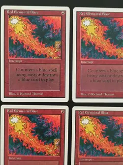 MtG | 4 X Red Elemental Blast | Unlimited Edition | Magic the Gathering | Set - Image 2
