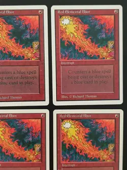 MtG | 4 X Red Elemental Blast | Unlimited Edition | Magic the Gathering | Set - Image 3