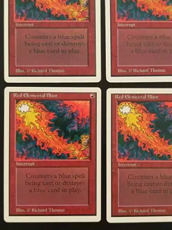 MtG | 4 X Red Elemental Blast | Unlimited Edition | Magic the Gathering | Set - Image 4