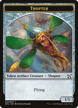 4x Thopter Token (#003) - NM - Duel Decks: Elves vs. Inventors Token - mtg - Image 1