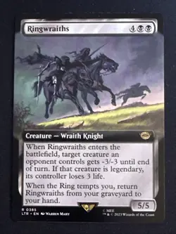 1x Ringwraiths (0385) Extended Art Universes Beyond: Lord of the Rings LP MTG - Image 1