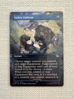 Stolen Uniform (Borderless) U0332 Final Fantasy MTG Magic the Gathering NM - Image 1