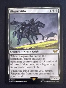 1x Ringwraiths (284) The Lord of the Rings: Tales of Middle-Earth LP MTG Magic - Image 1