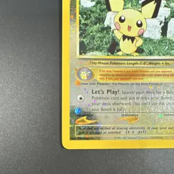 Pokemon TCG Pichu Promo Reverse Holo Wotc 35/53 30 HP 2001 Basic - Image 5