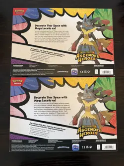 Pokemon Mega Evol Ascended Heroes Premium Poster Collection Mega Lucario 2 ct. - Image 2